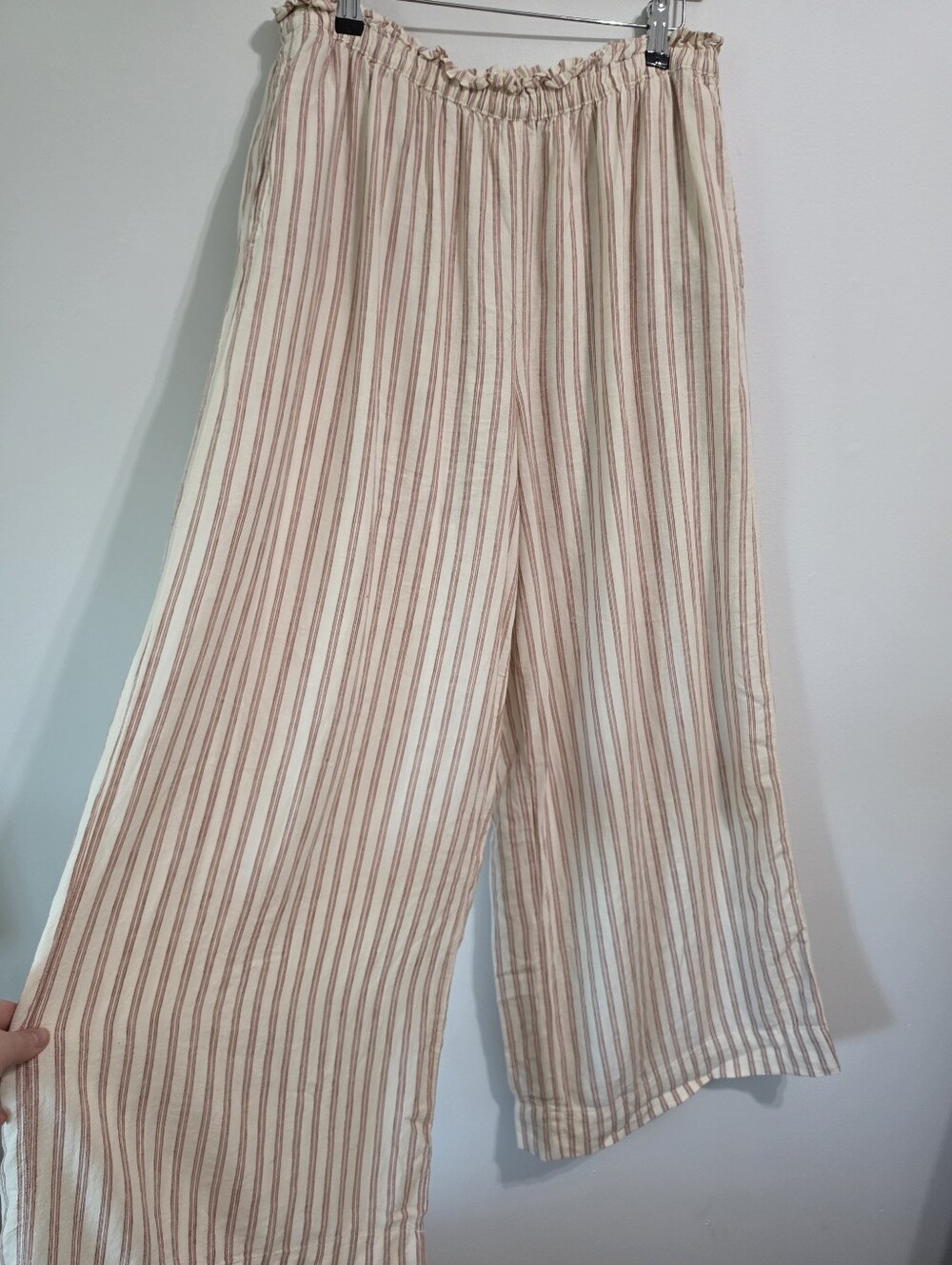 24. Aerie Wide Leg Striped Lounge Pants